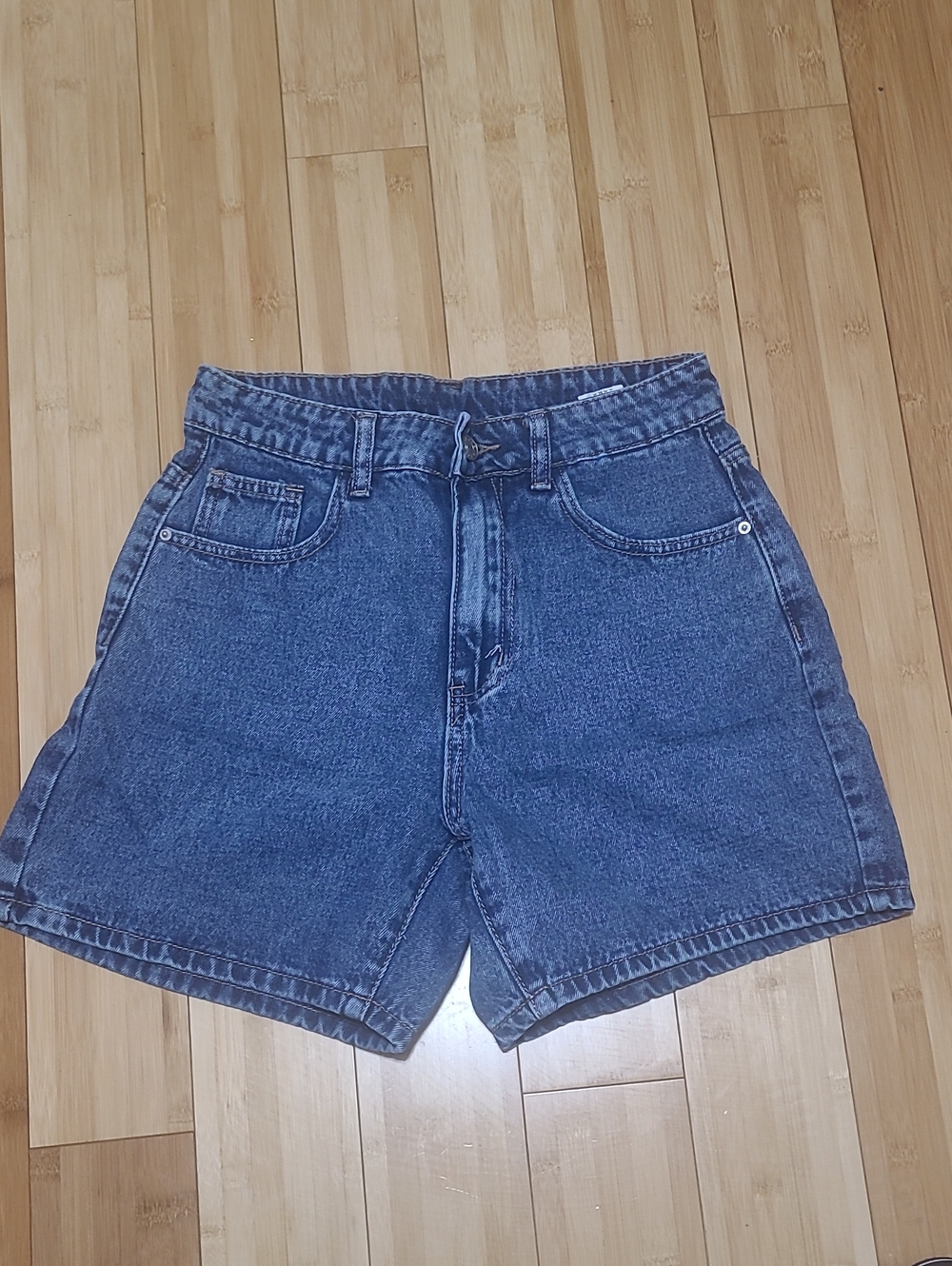 Women's Blue Denim Shorts - Casual Everyday Style
